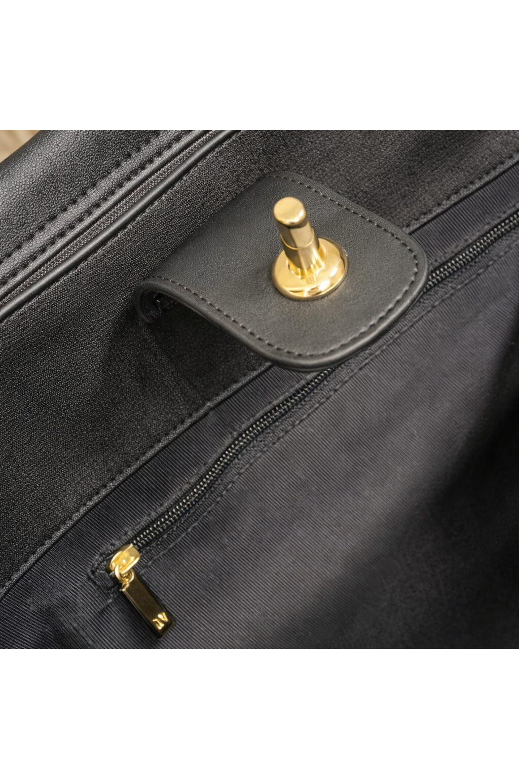 Kadın Kapitone Deri Zincir Detaylı Tote Çanta