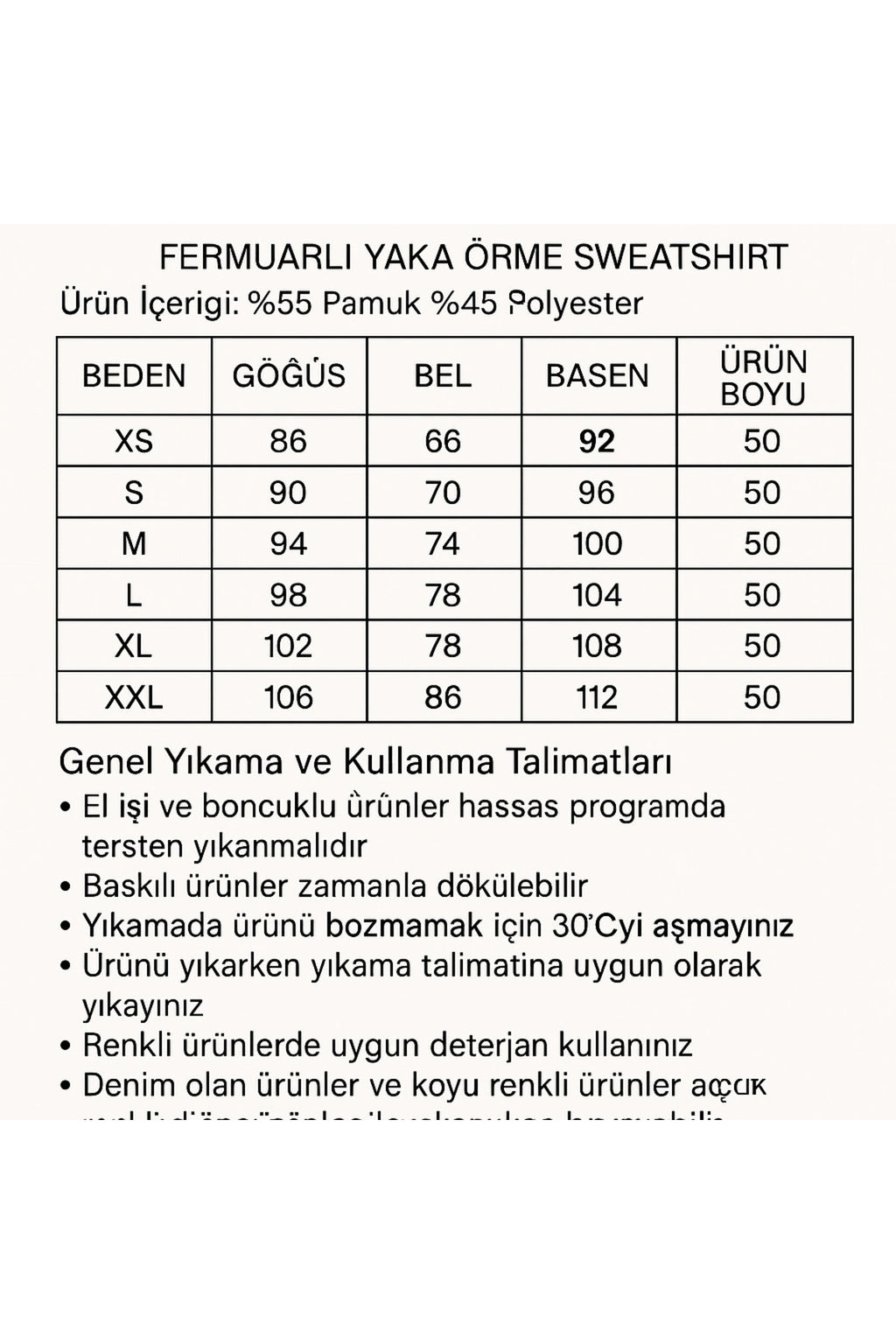 Kadın Fermuarlı Polo Yaka Örme Sweatshirt