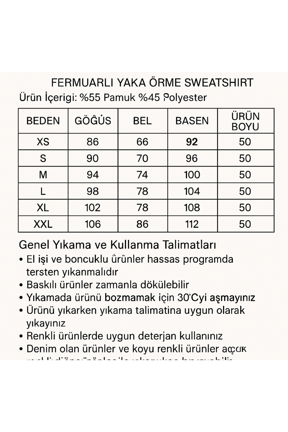 Kadın Fermuarlı Polo Yaka Örme Sweatshirt