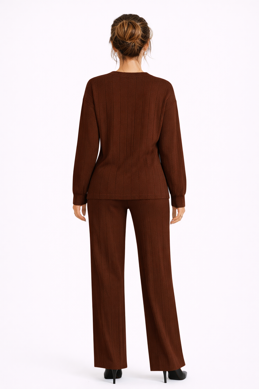 Gömlek Yaka Basic Triko Takım