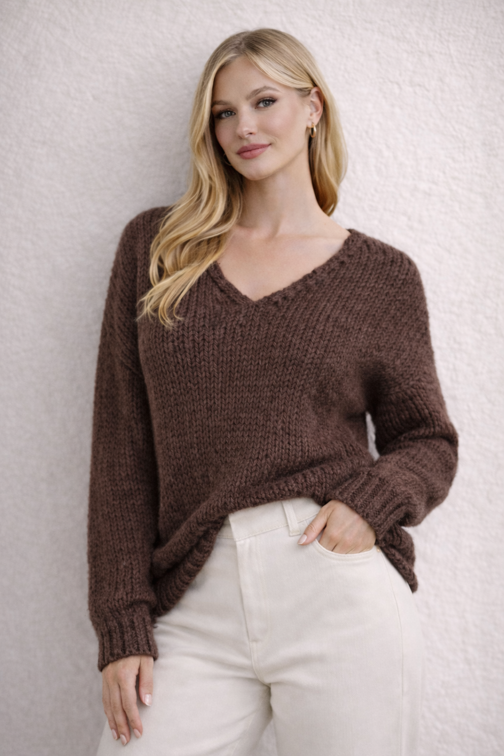 Yumuşak Dokulu Örgü Kazak