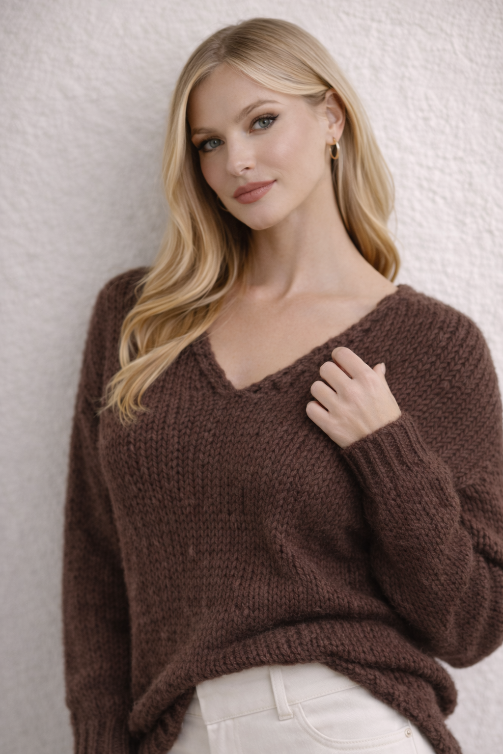 Yumuşak Dokulu Örgü Kazak