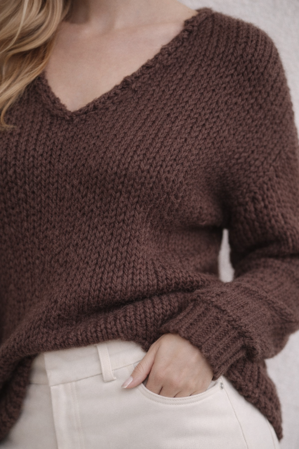 Yumuşak Dokulu Örgü Kazak