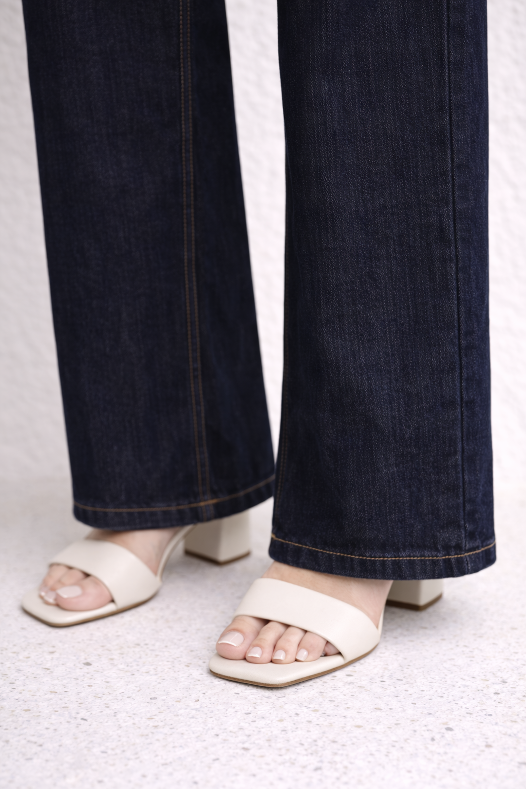 Bağlamalı Oversize Denim Kuşaklı Ceket Pantolon Takım