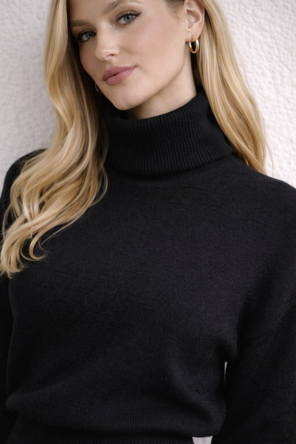 Pileli Mini Etek Balıkçı Kazak Alt Üst Premium Triko Takım