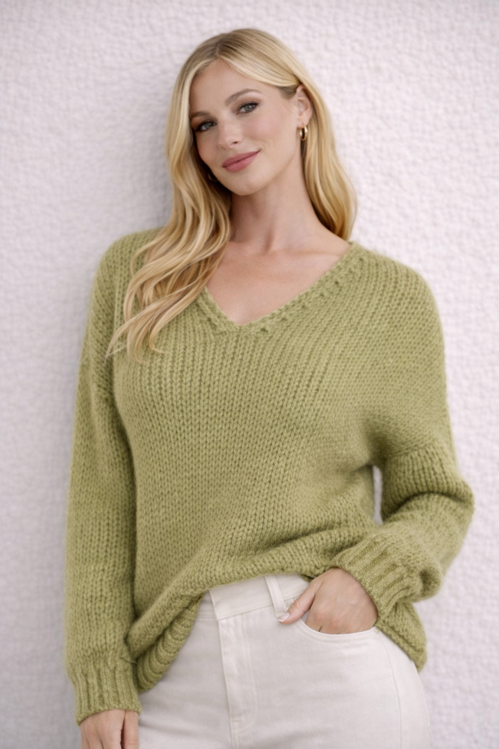 Yumuşak Dokulu Örgü Kazak